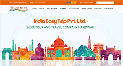 Desktop Screenshot of indiaeasytrip.com