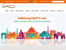 Tablet Screenshot of indiaeasytrip.com